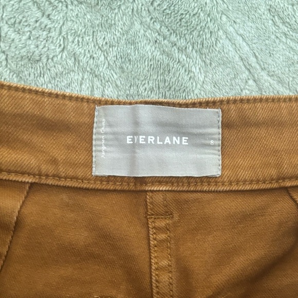 Everlane Jeans Women’s Size 8 Cropped Straight Regular Golden Yellow Denim - Picture 6 of 6